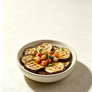 Roasted Aubergine Plate