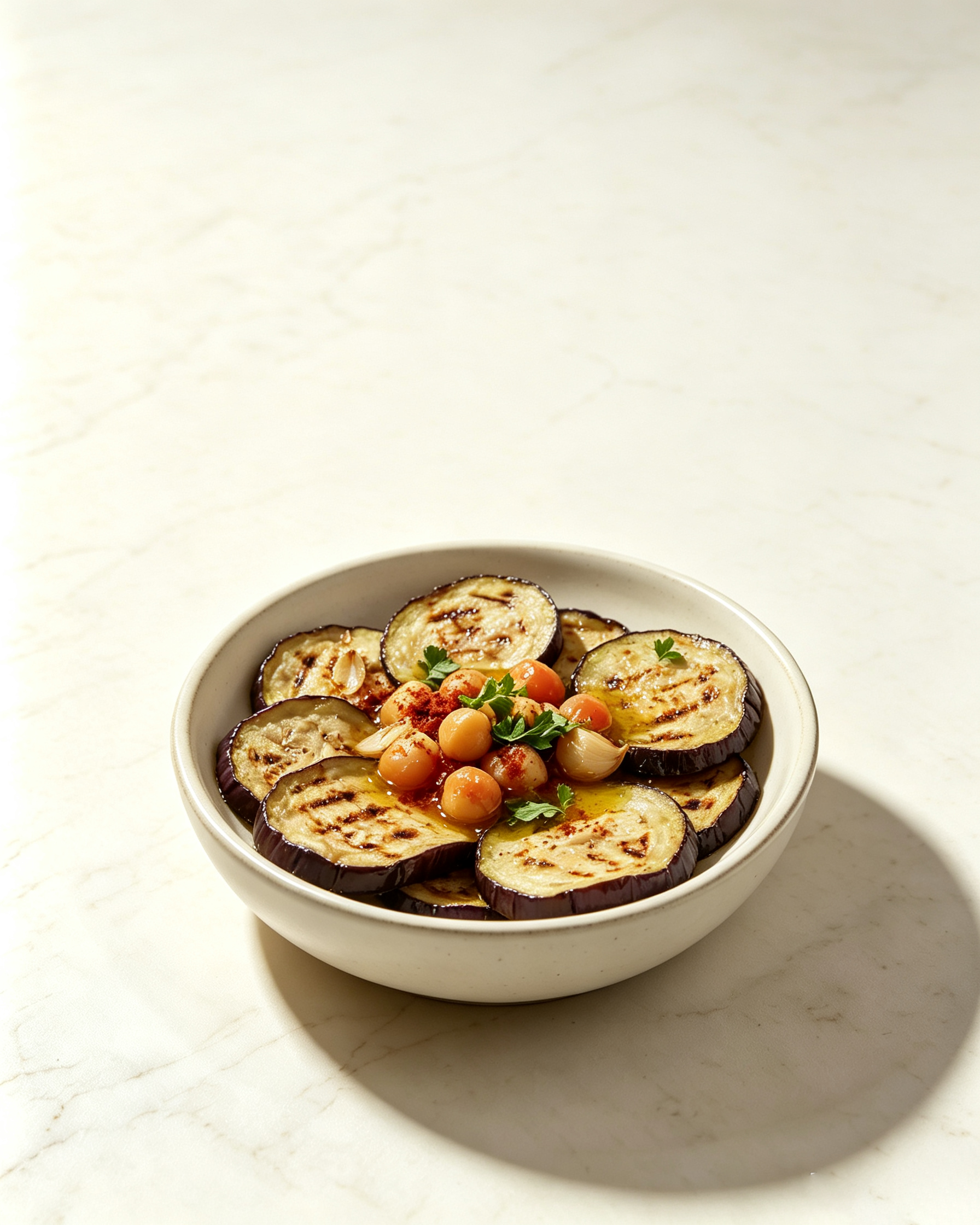 Roasted Aubergine Plate