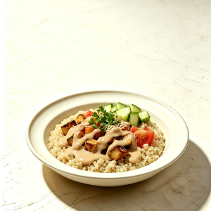 Tahini Vegetable Bowl