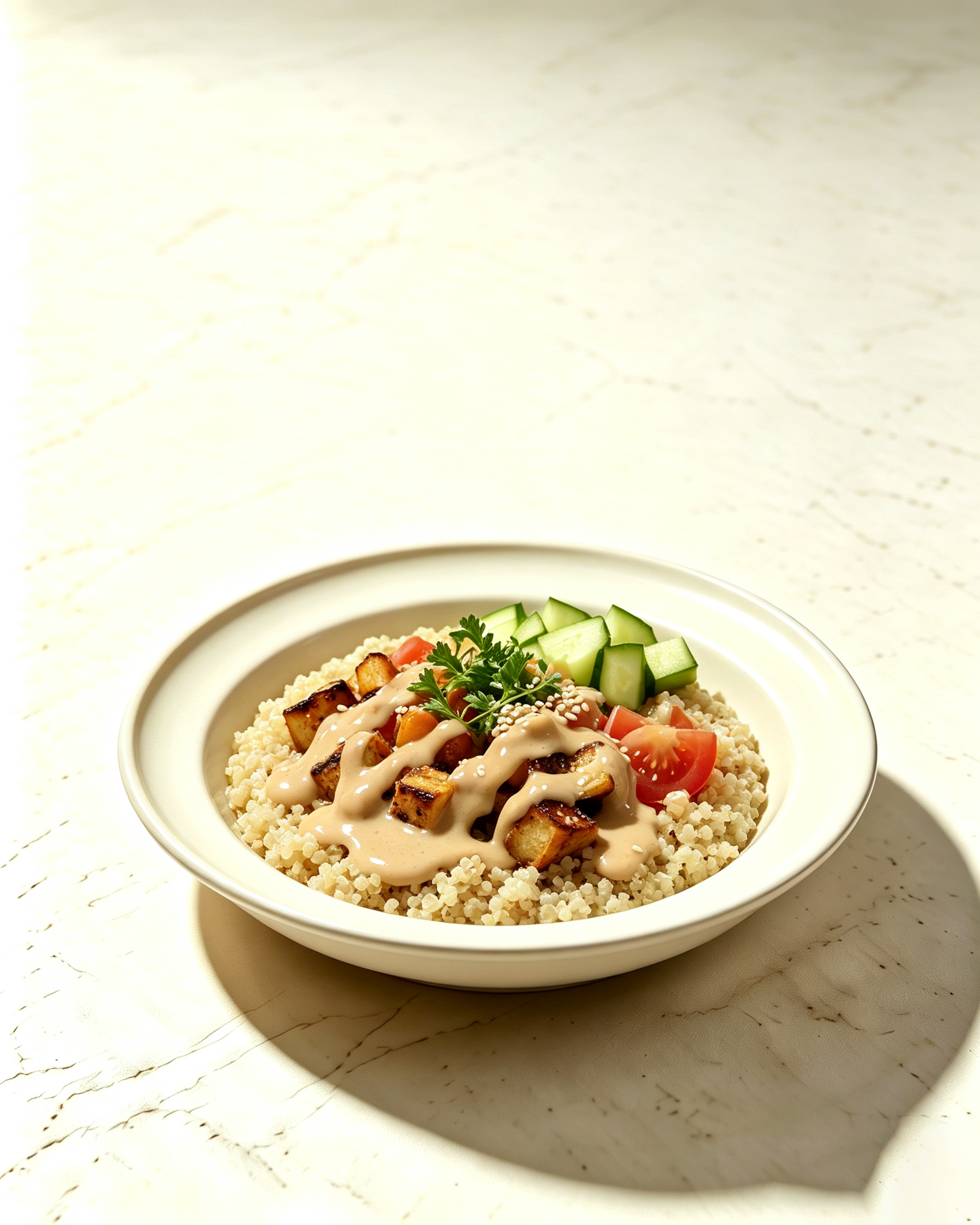Tahini Vegetable Bowl
