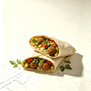 Tahini Falafel Wrap