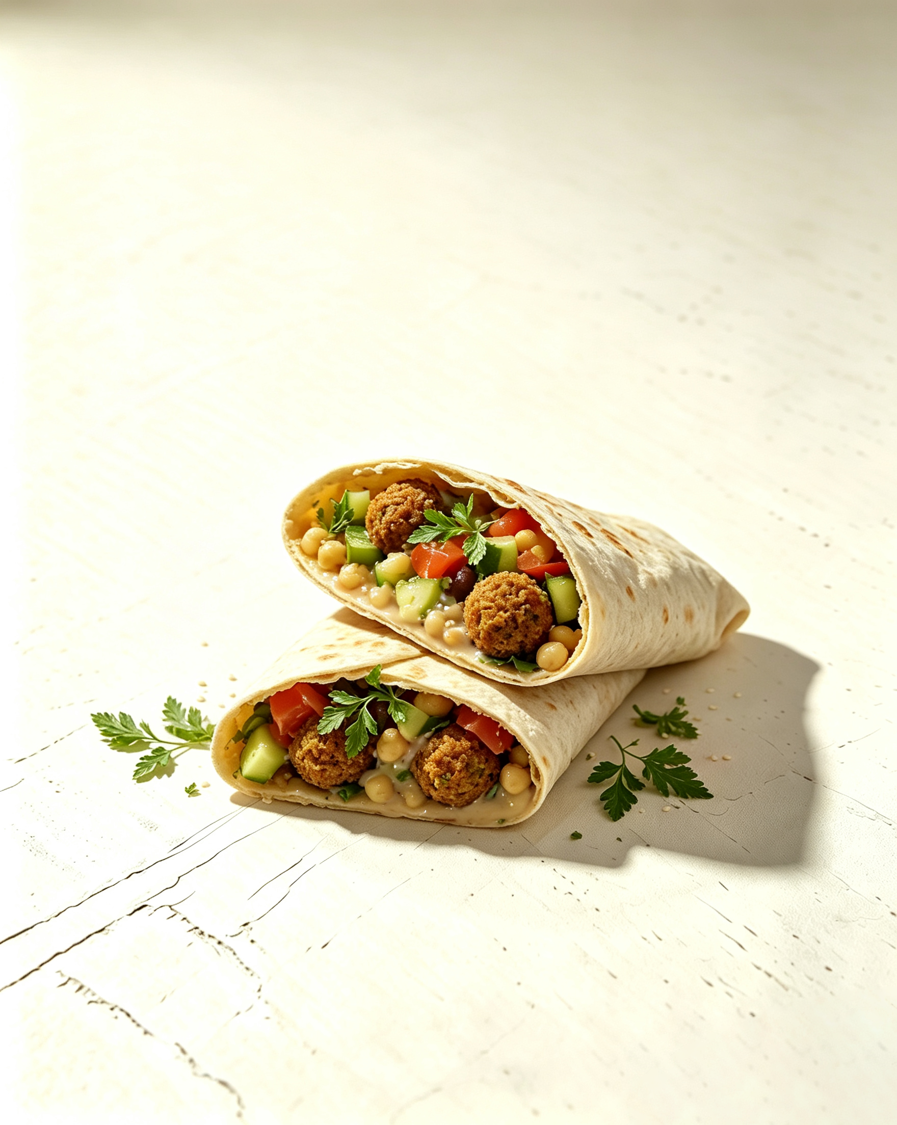 Tahini Falafel Wrap