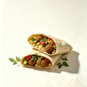 Protein Chickpea Wrap