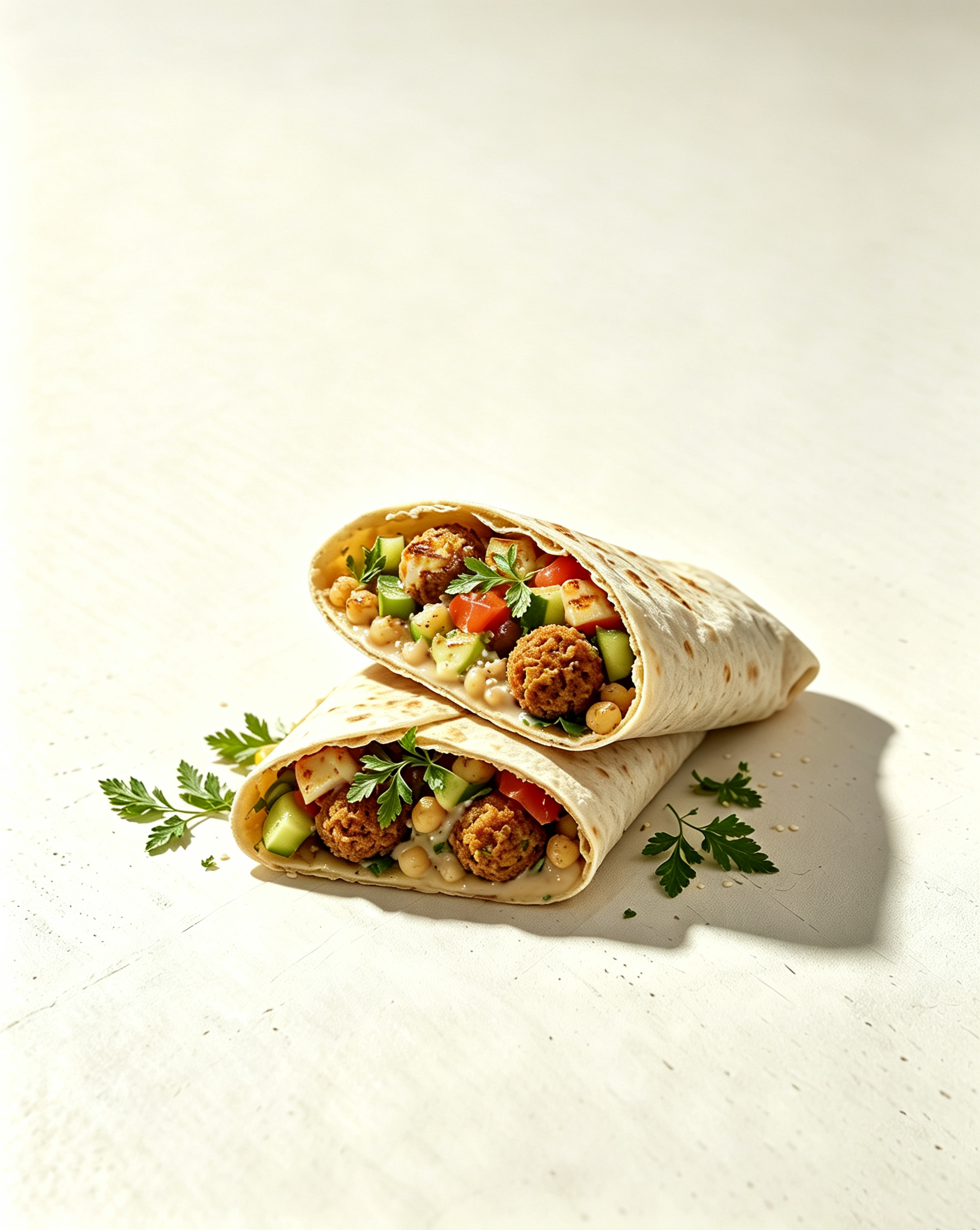 Falafel & Halloumi Wrap