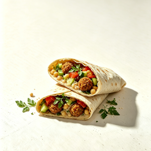 Hummus Falafel Wrap