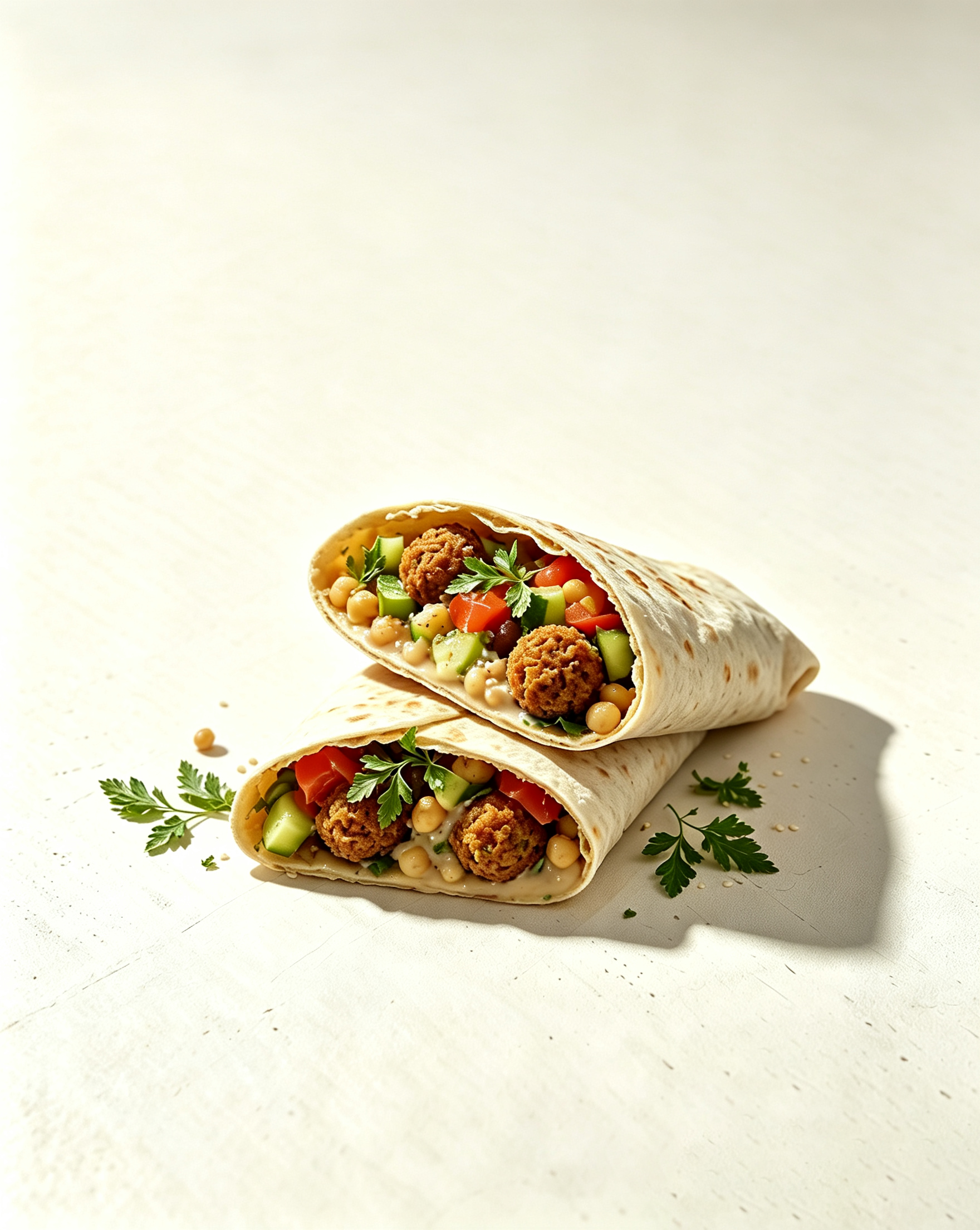 Hummus Falafel Wrap