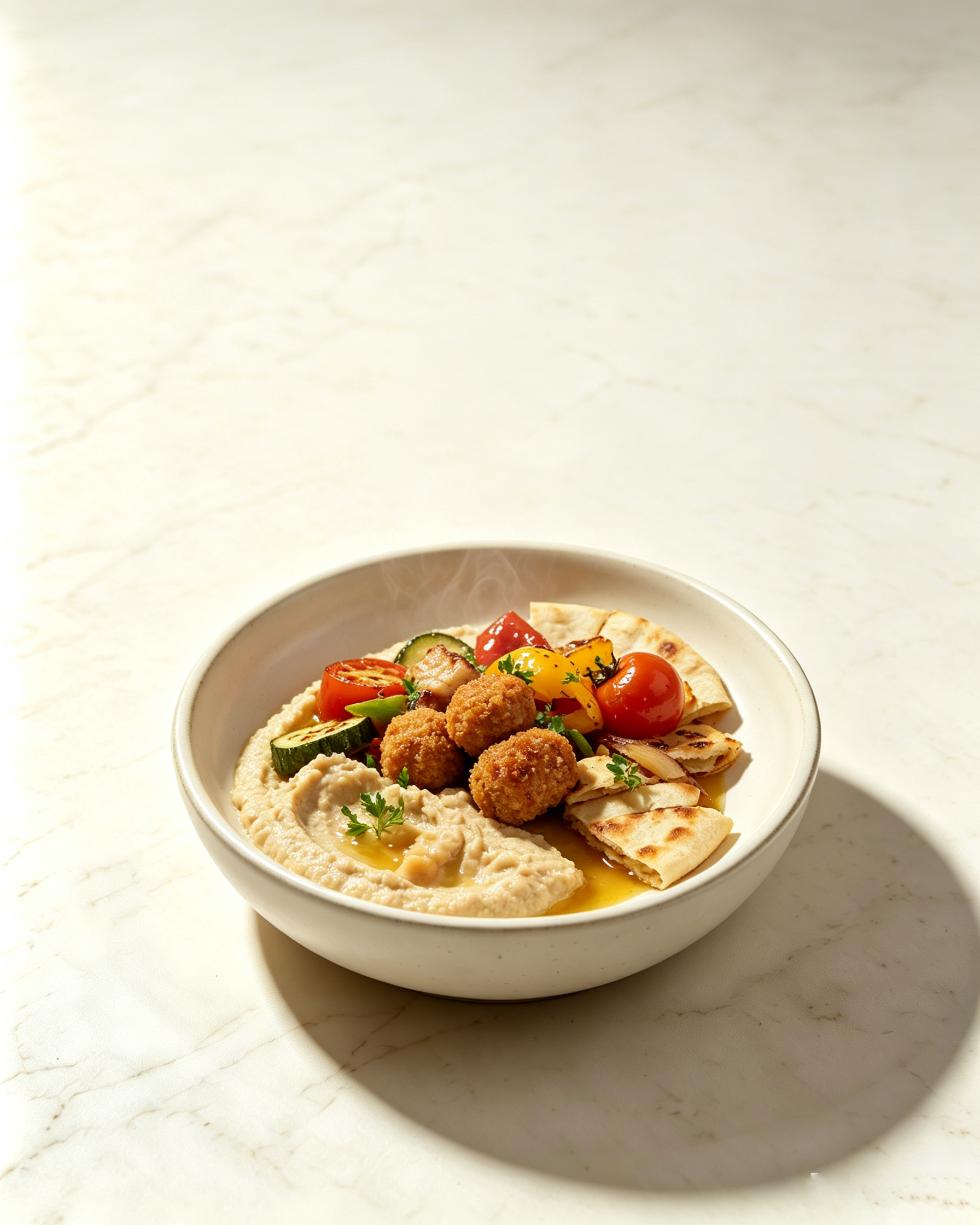 Warm Mezze Dinner Plate